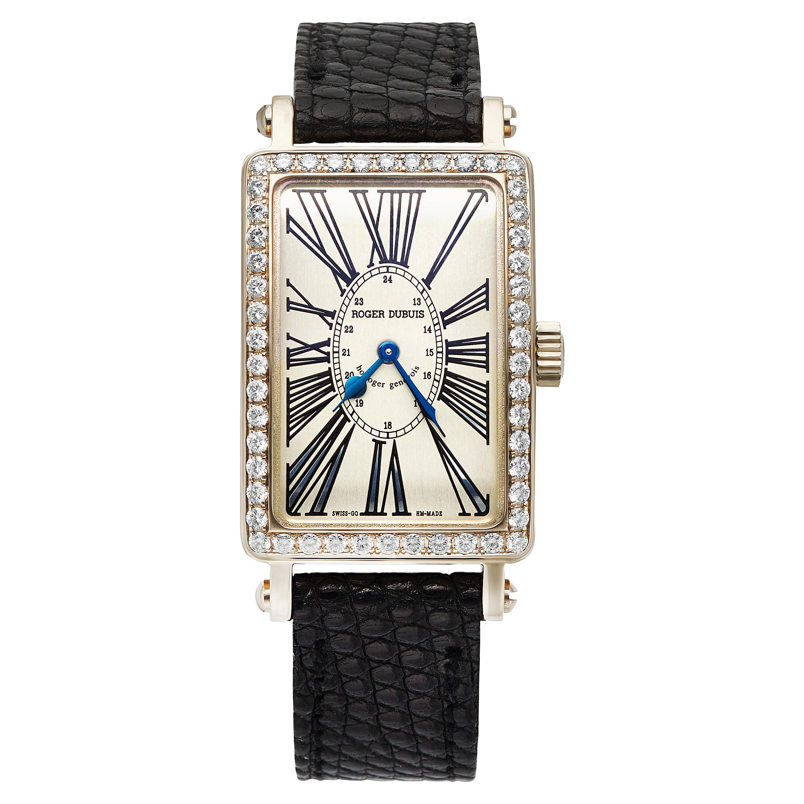 Roger Dubuis Muchmore Rectangular Dial and Diamond Bezel #203546