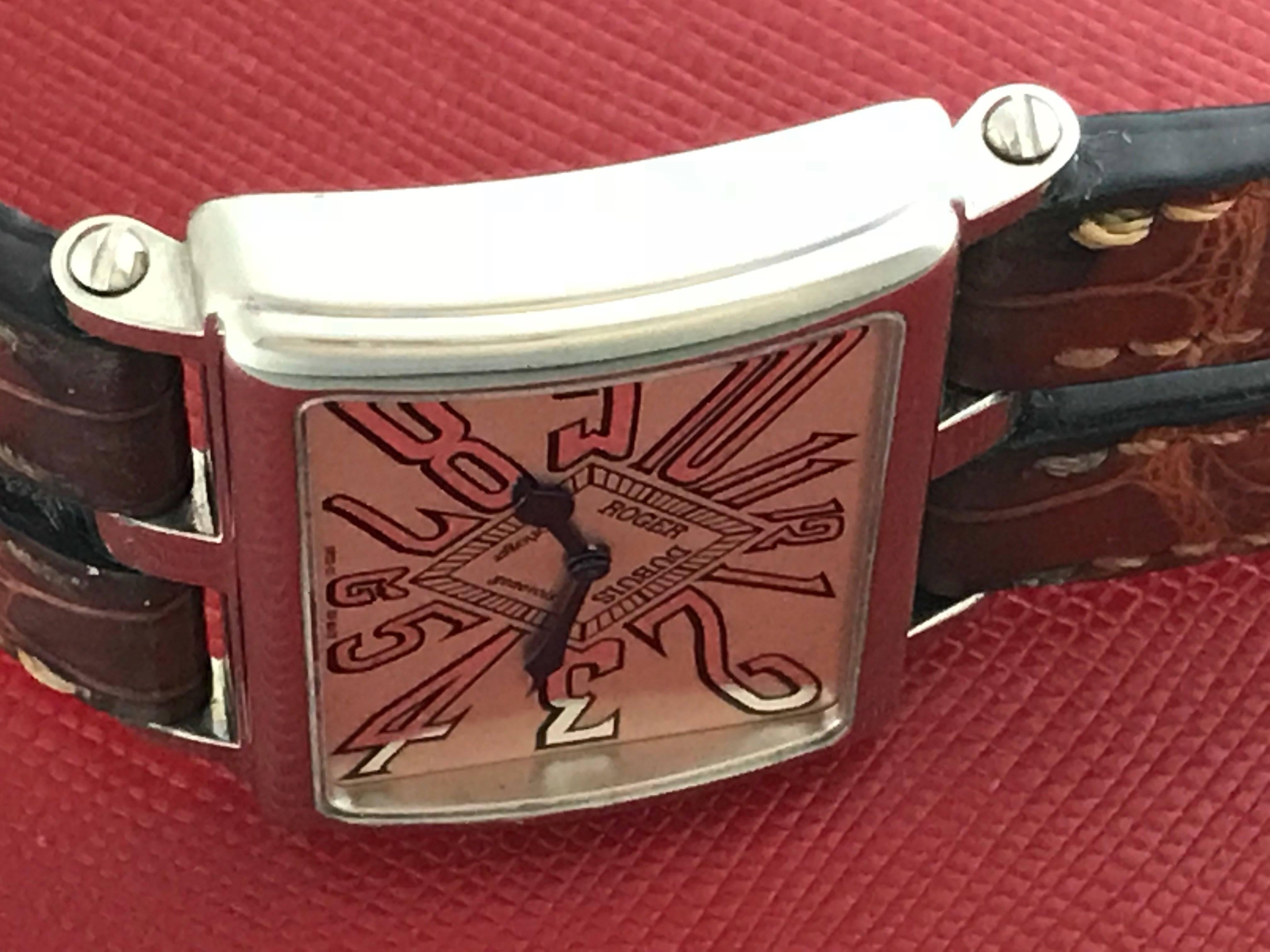Roger Dubuis Too Much Limited Edition 18k Manual Winding Midsize Wrist Watch In New Condition In Dallas, TX