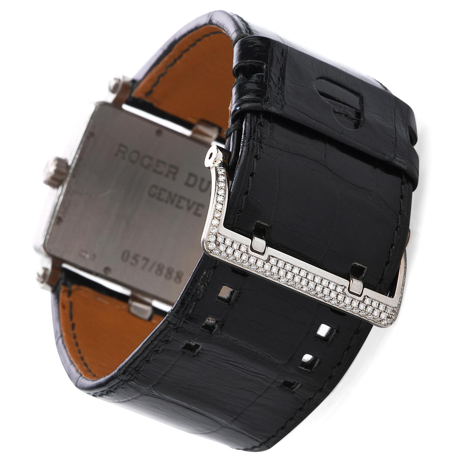 Roger Dubuis Too Much Limitierte Auflage Diamant-Rubin-Uhr aus 18k Gold im Zustand „Hervorragend“ in Miami, FL