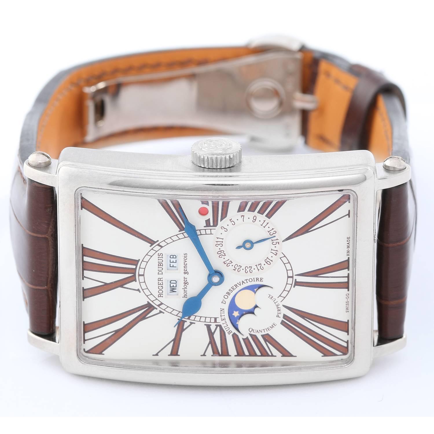 Roger Dubuis White Gold Much More Automatic Wristwatch In Excellent Condition In Dallas, TX