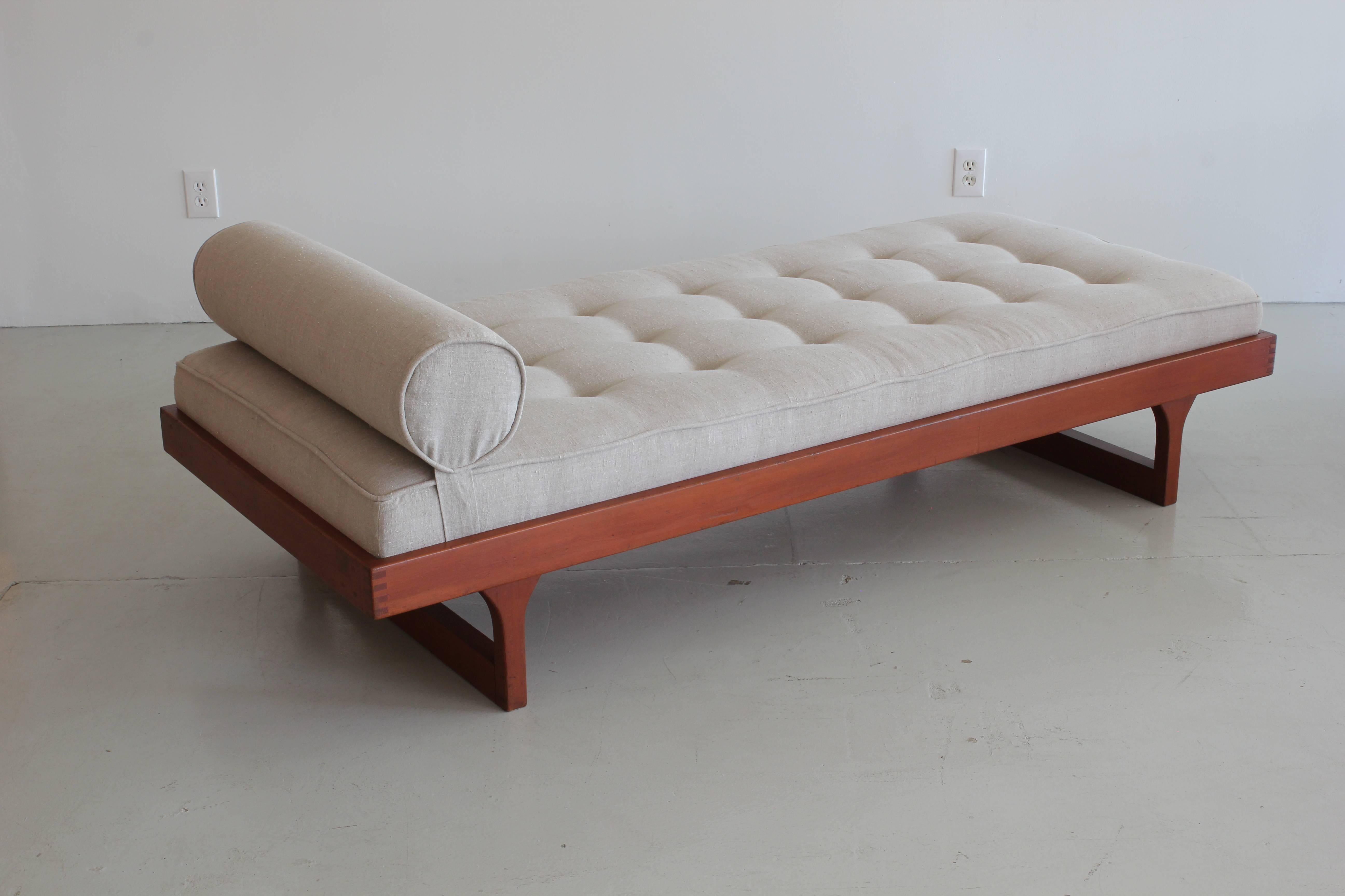 Mid-20th Century Roger Fatus French Tufted Daybed