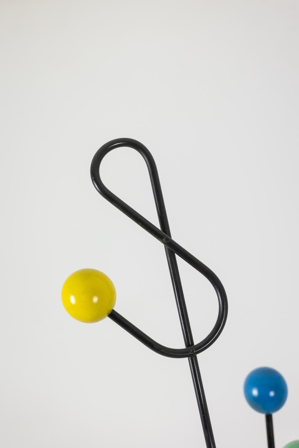 Laccato Roger Feraud. Appendiabiti 