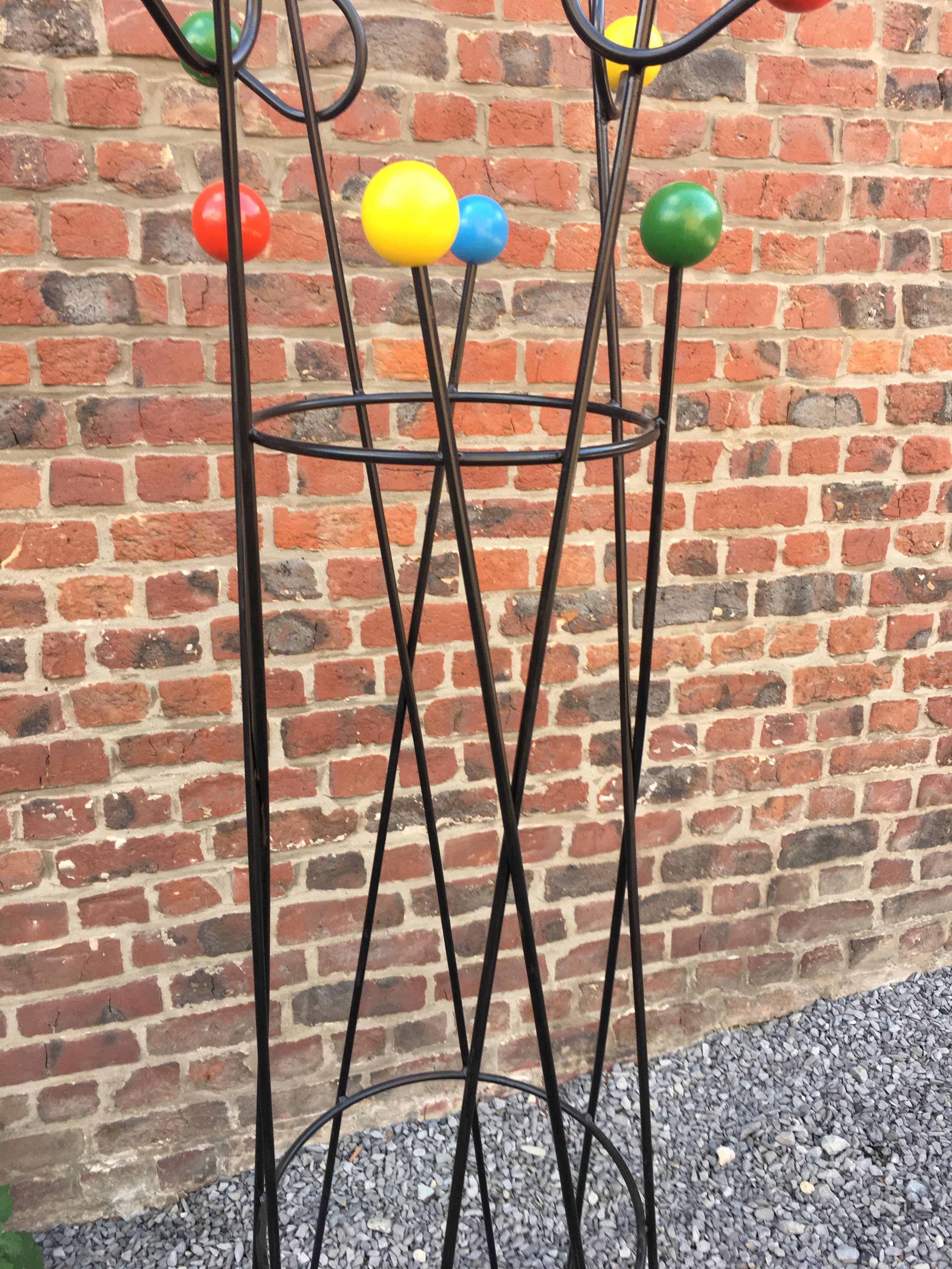 French Roger Ferraud 'Cle de Sol' Coat Stand / France, circa 1950-1960 For Sale