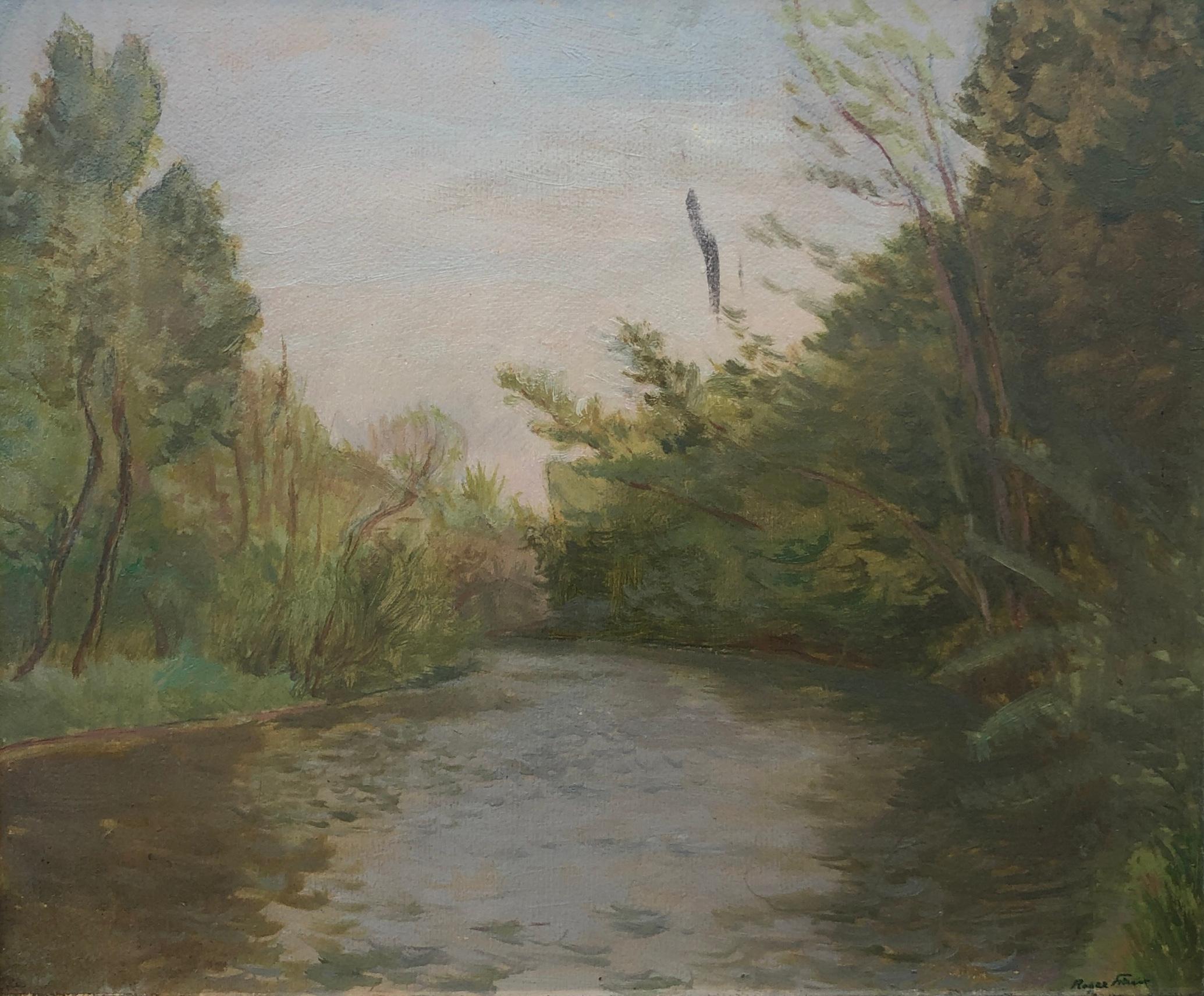 Roger Fiaux Landscape Painting - L'Arve