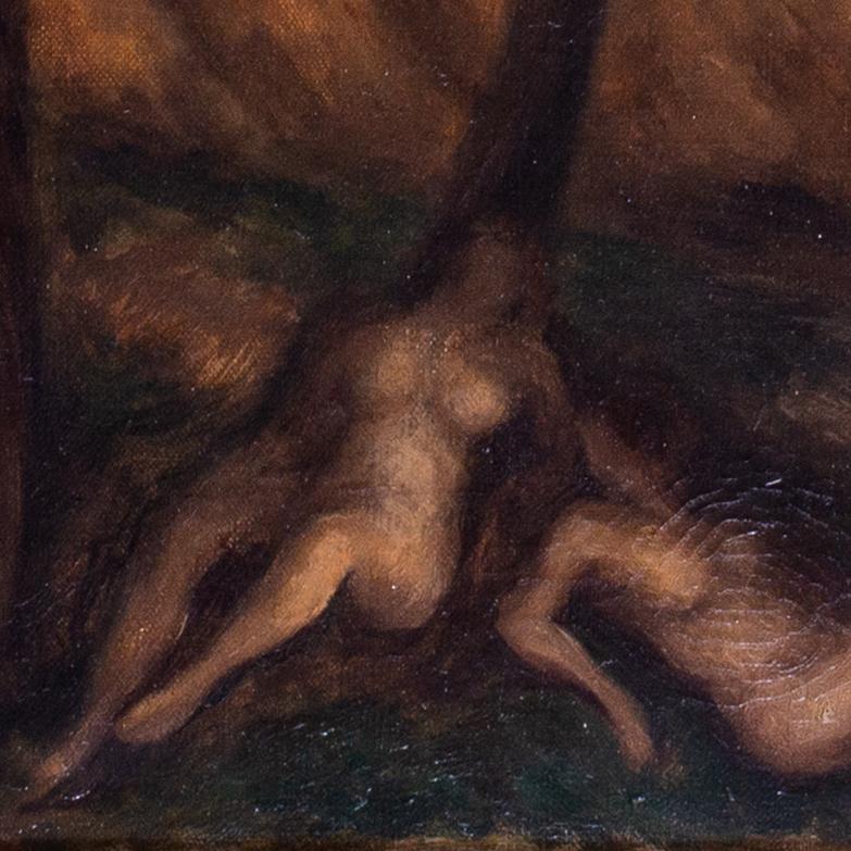 Roger Fry original landscape oil painting, with provenance, 'Sous Bois', British For Sale 2