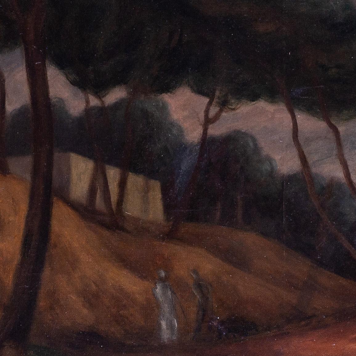 Roger Fry original landscape oil painting, with provenance, 'Sous Bois', British For Sale 3
