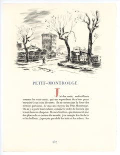 "Petit-Montrouge" original etching