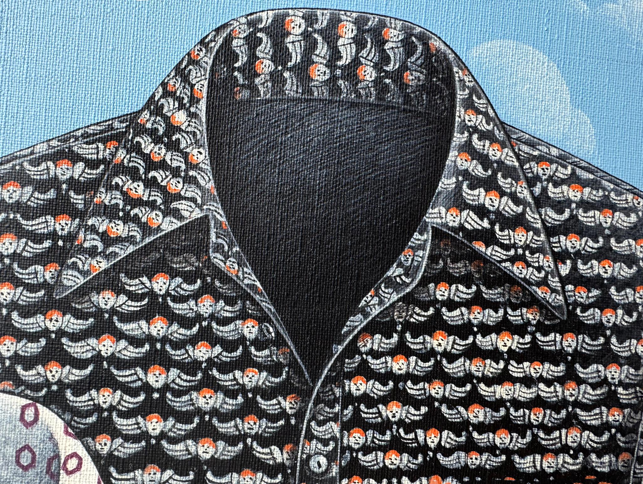 Surreal Men's Shirts Against and Magritte Sky -  Men's Fashion For Sale 2