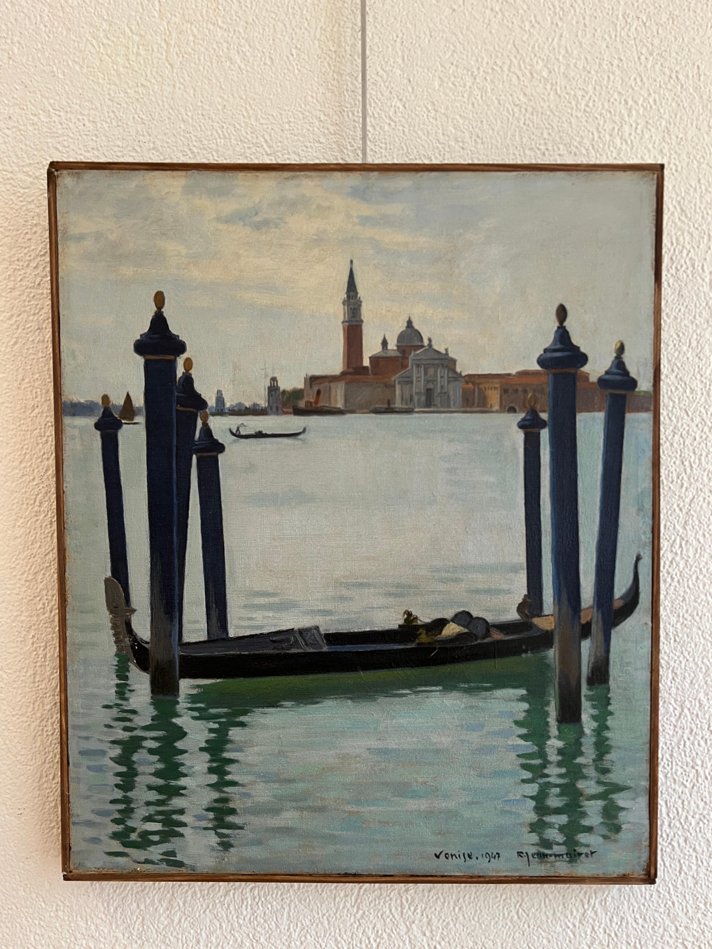 Venedig – Painting von Roger Henri Jean-Mairet