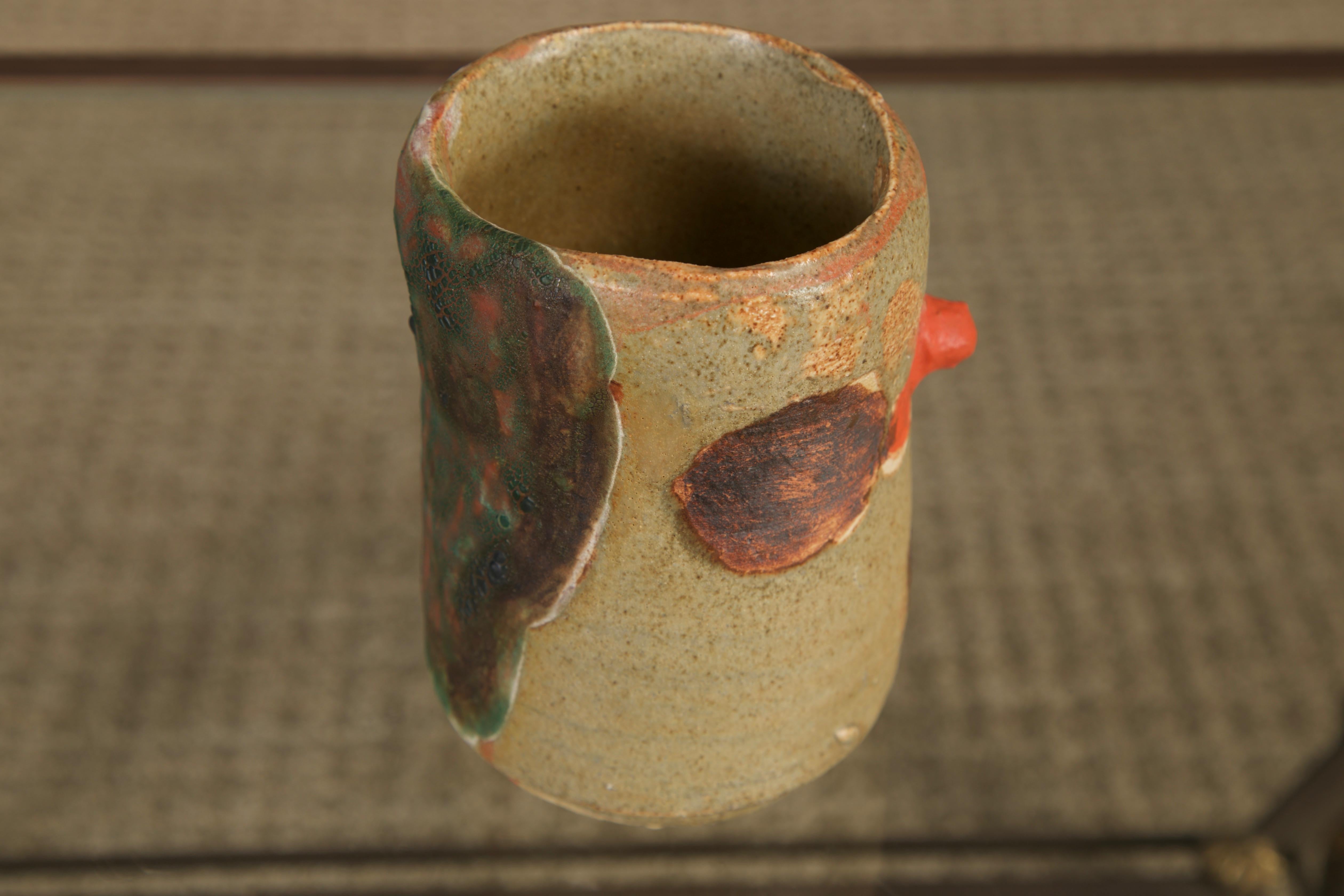 Roger Herman Ceramic Vessel, Signed and Dated 7