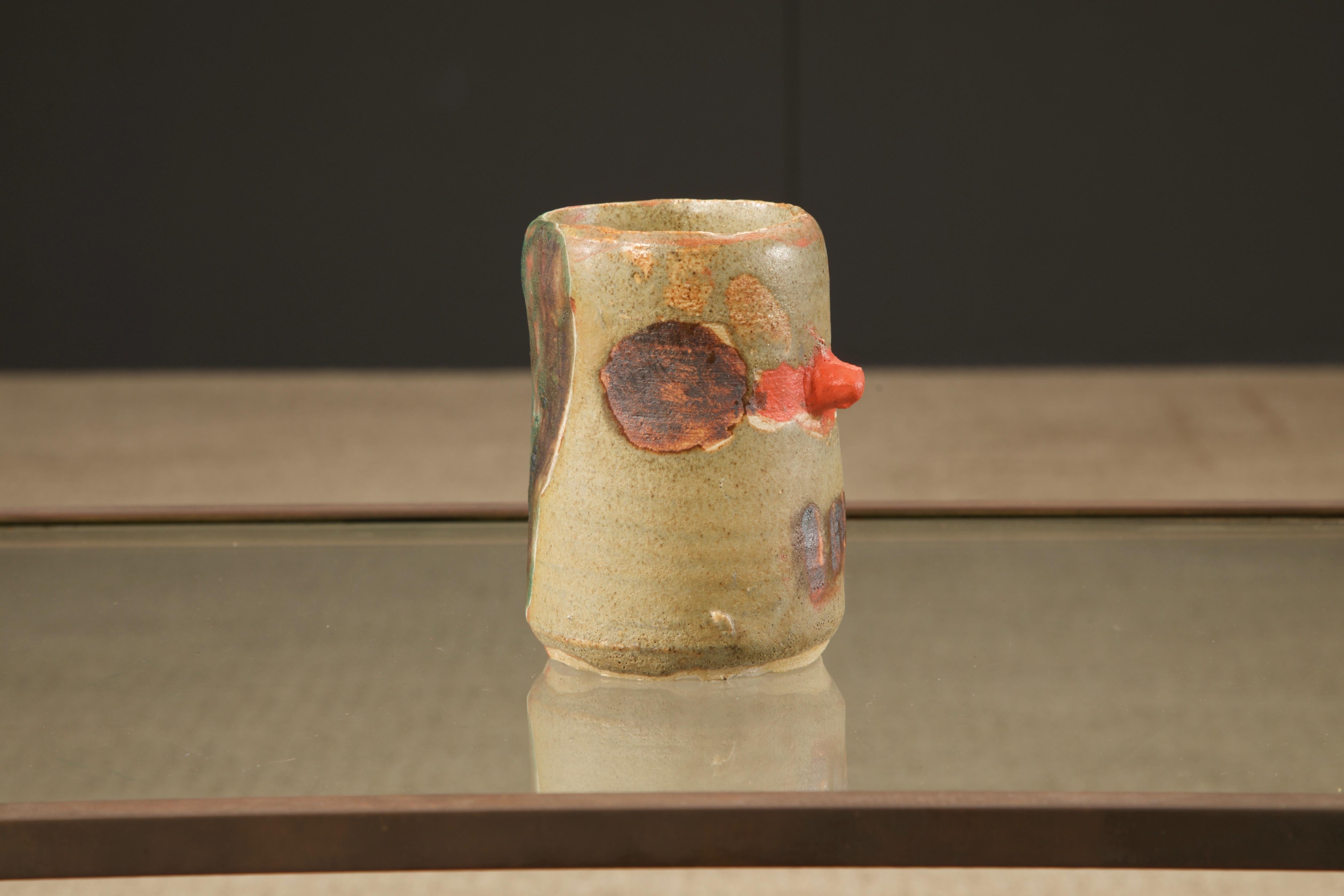 Modern Roger Herman Ceramic Vessel, Signed and Dated