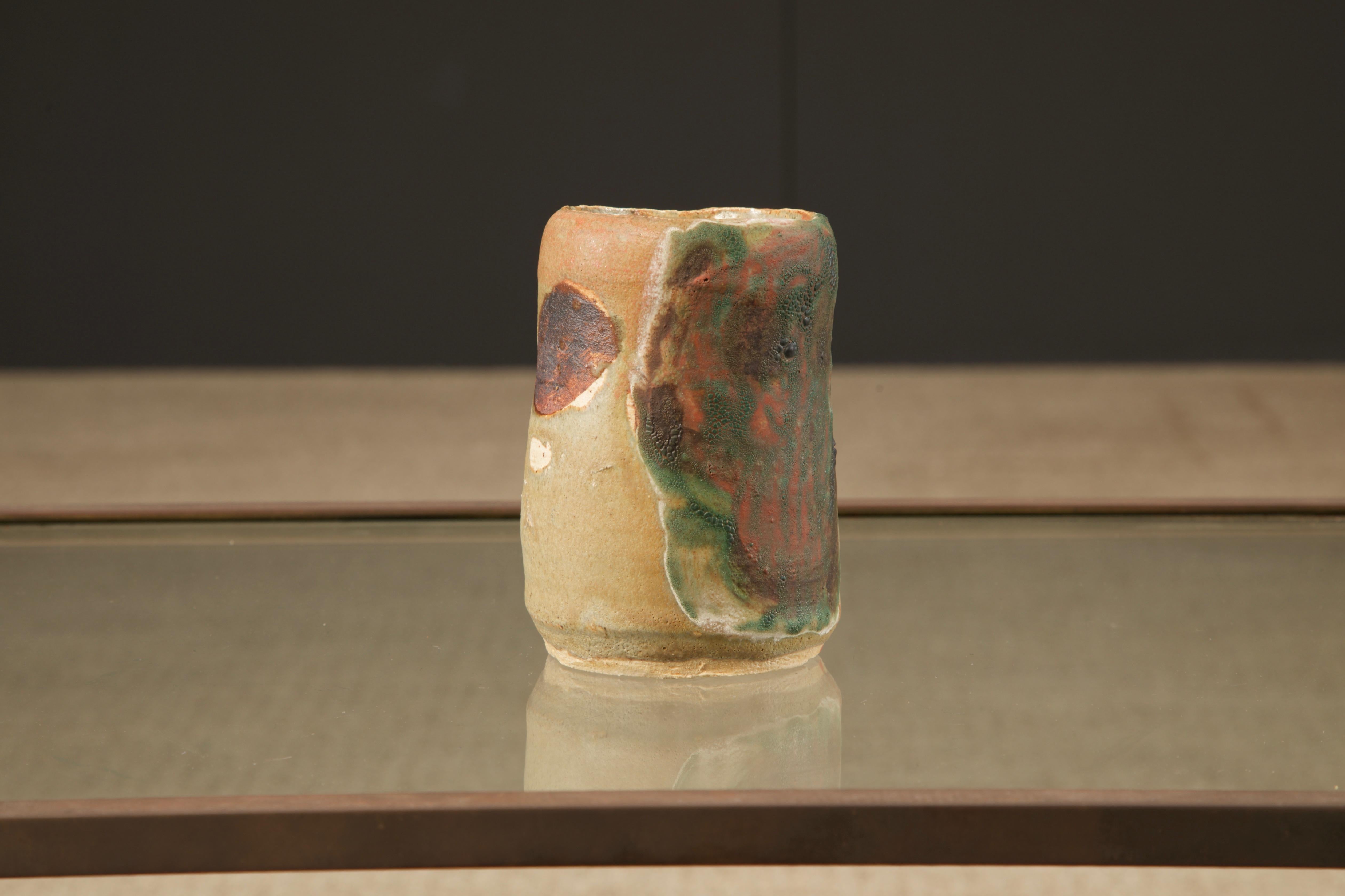 Glazed Roger Herman Ceramic Vessel, Signed and Dated