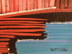 Pintura abstracta cubista francesa - Influencia de Picasso - Firmado