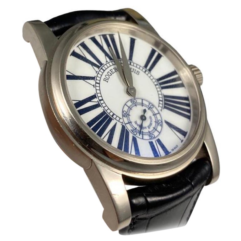 Roger Roger Horologer Genevois Hommage HO43 14 0 1R.7AR 18k Weißgold