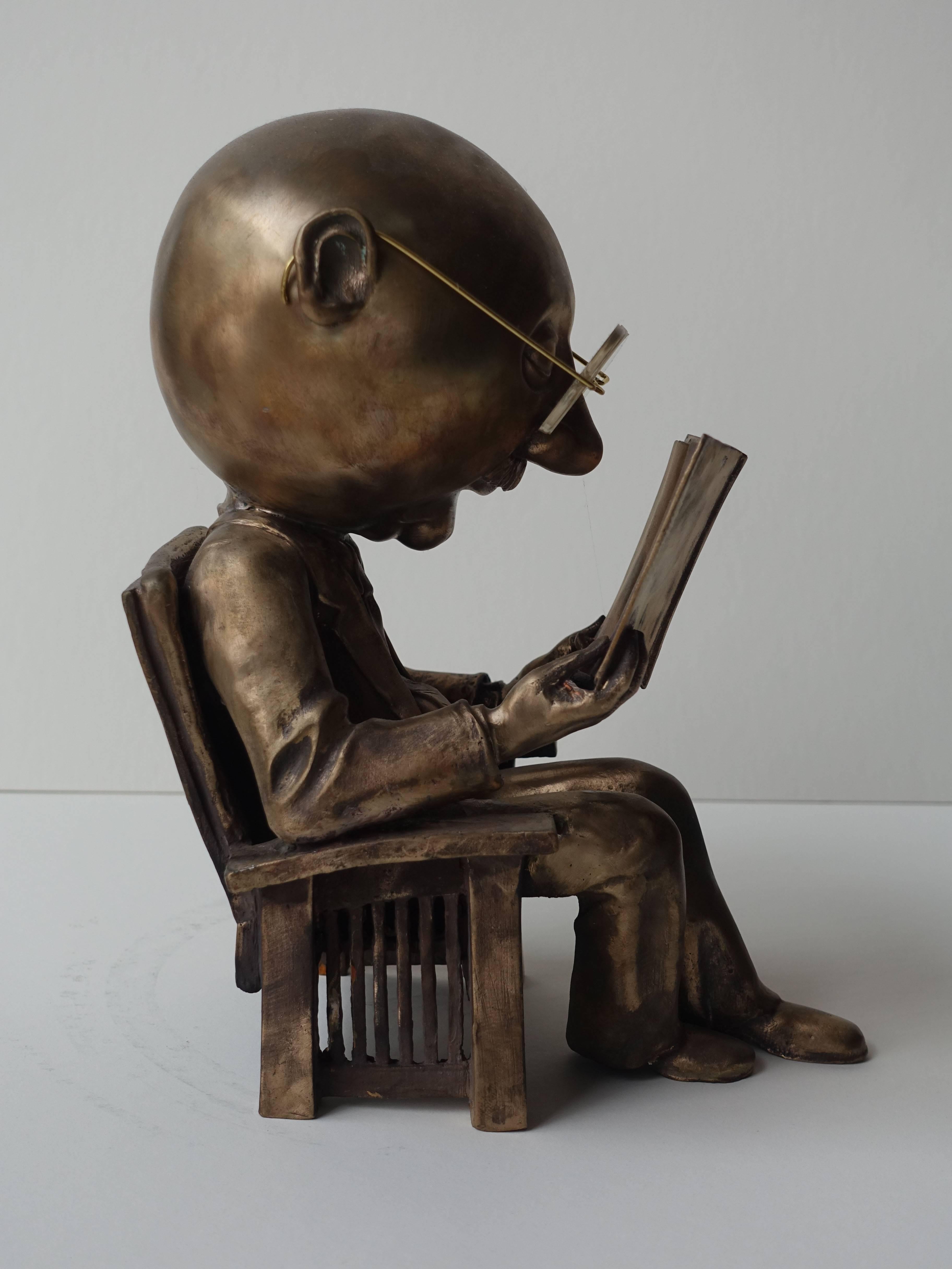 The Reader - Sculpture by Roger Jacobson