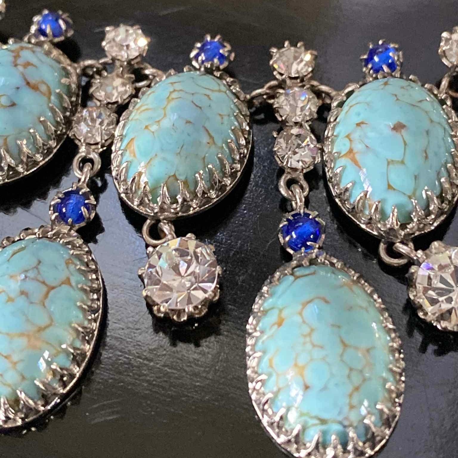 Roger Jean Pierre for Christian Dior 1950's Bib Necklace en vente 7