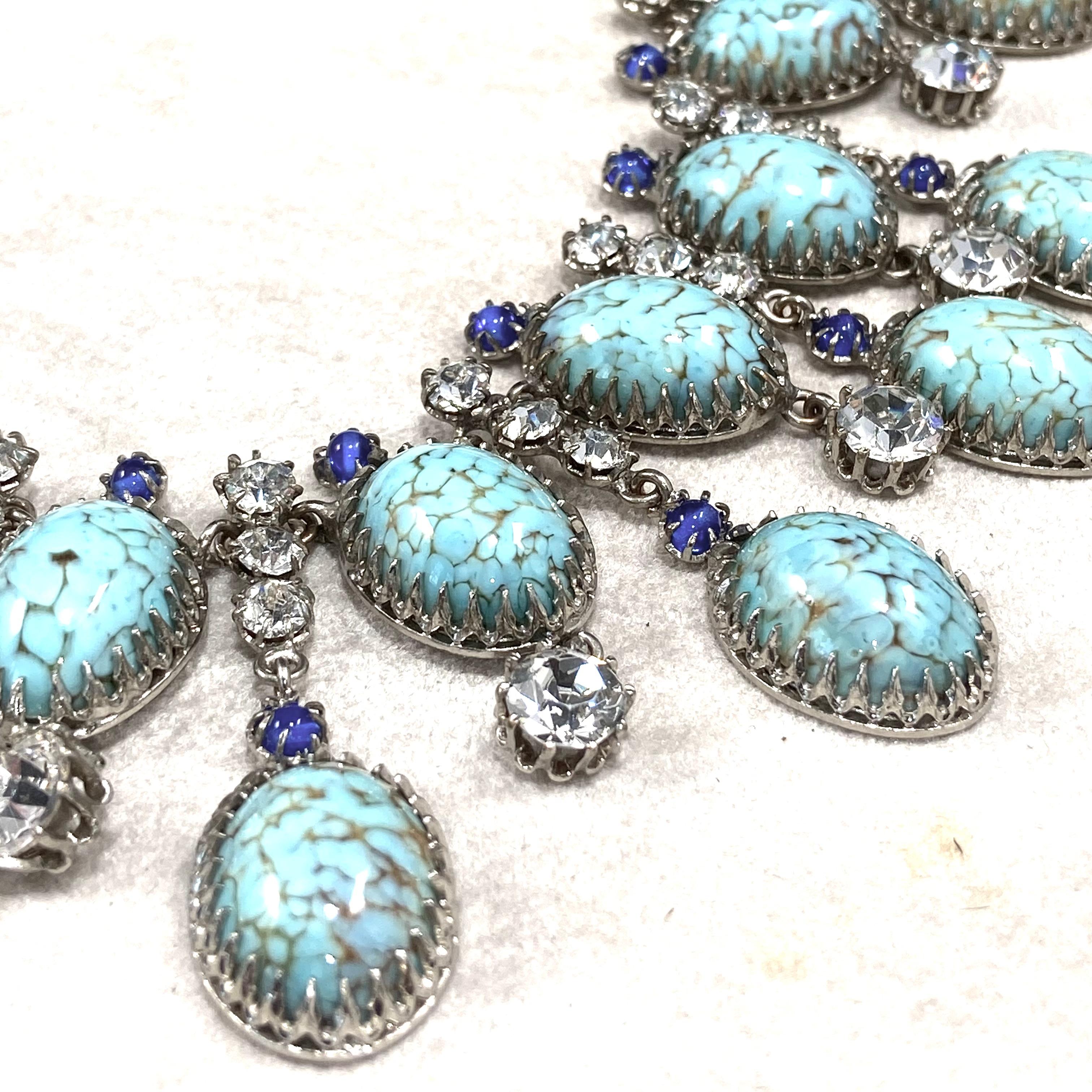 Roger Jean Pierre for Christian Dior 1950's Bib Necklace en vente 9