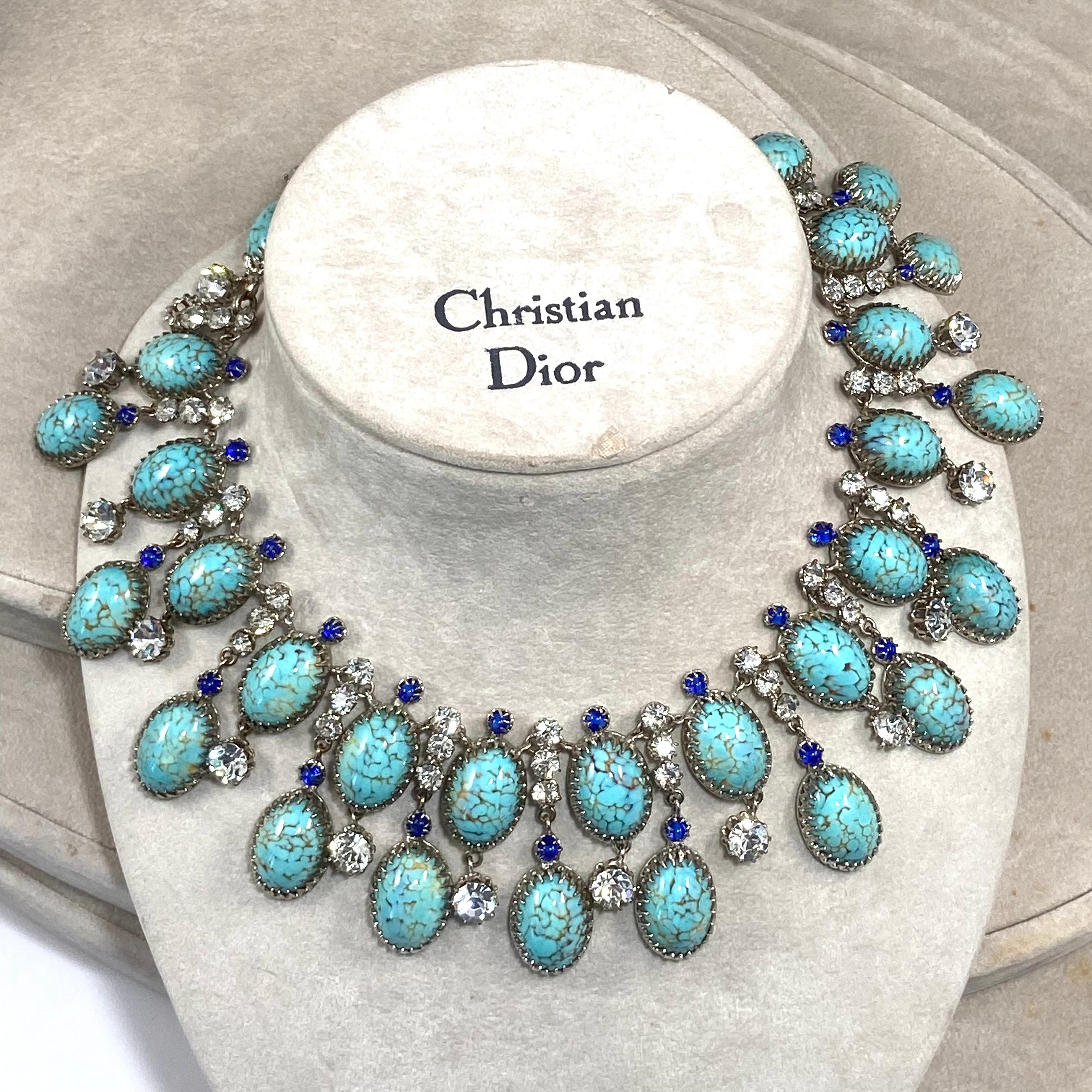 Roger Jean Pierre for Christian Dior 1950's Bib Necklace en vente 1
