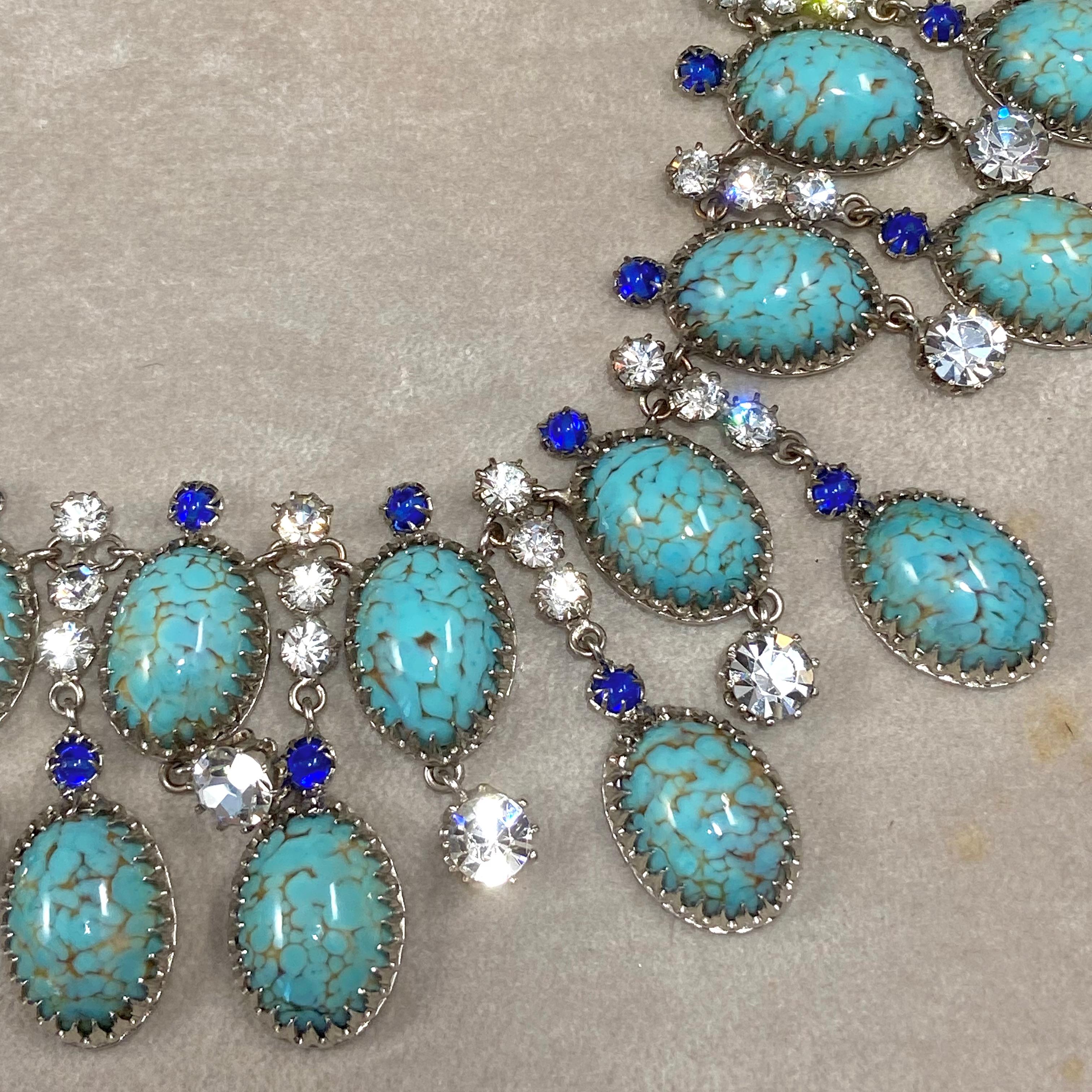 Roger Jean Pierre for Christian Dior 1950's Bib Necklace en vente 2