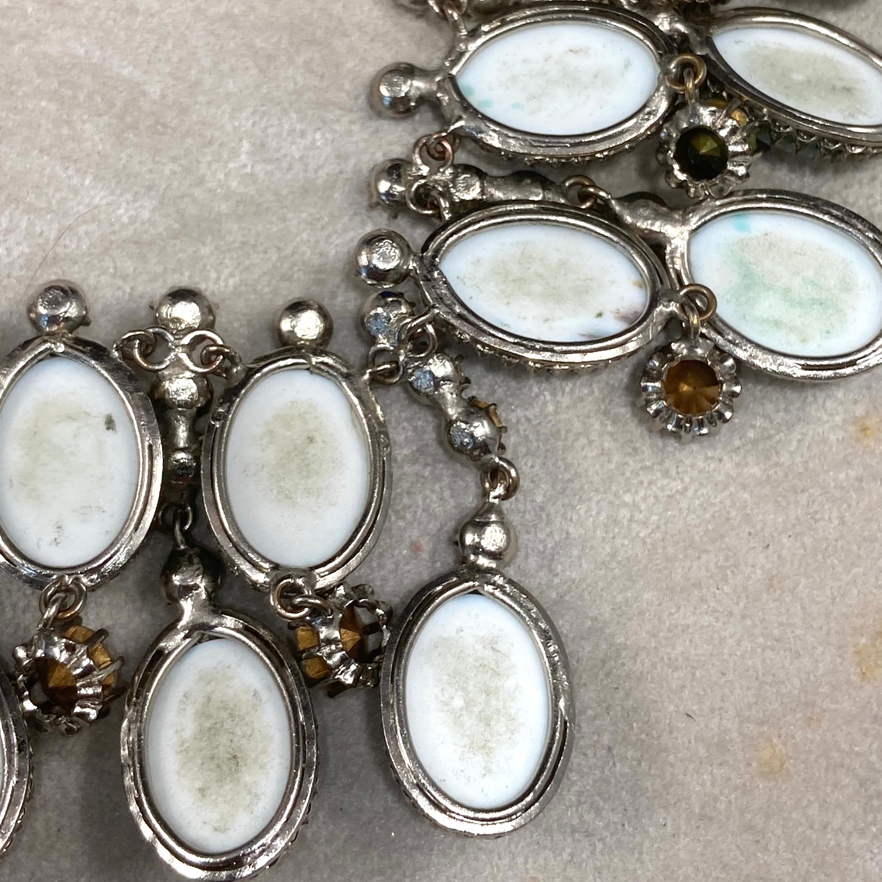 Roger Jean Pierre for Christian Dior 1950's Bib Necklace en vente 4