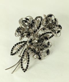 Roger Jean Pierre  Large Scale Depose Bouquet Brooch