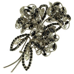 Roger Jean Pierre  Large Scale Depose Bouquet Brooch