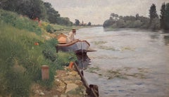 Fishing on the Seine