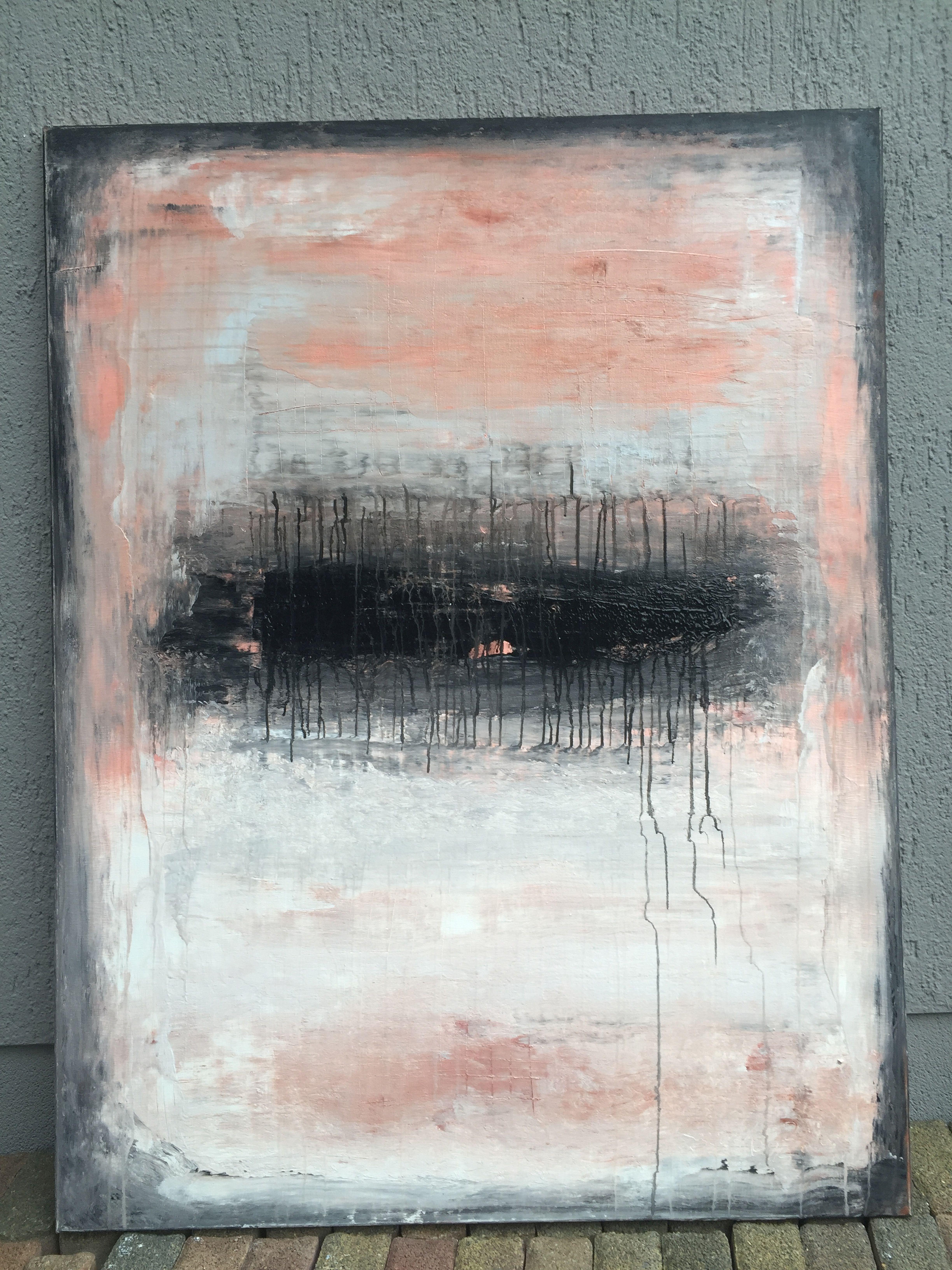 « 1114 exclusive drips série », peinture, acrylique sur toile - Painting de Roger König