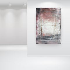 "1117 abstract antique white/red" Abstrait, Peinture, 21ème siècle, Acryl