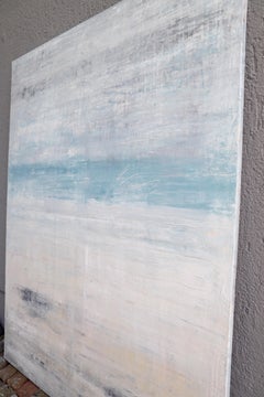 "1279 Hawaii - Hapuna Beach" Abstract, Seascape Painting, 21st Century, Acrylic