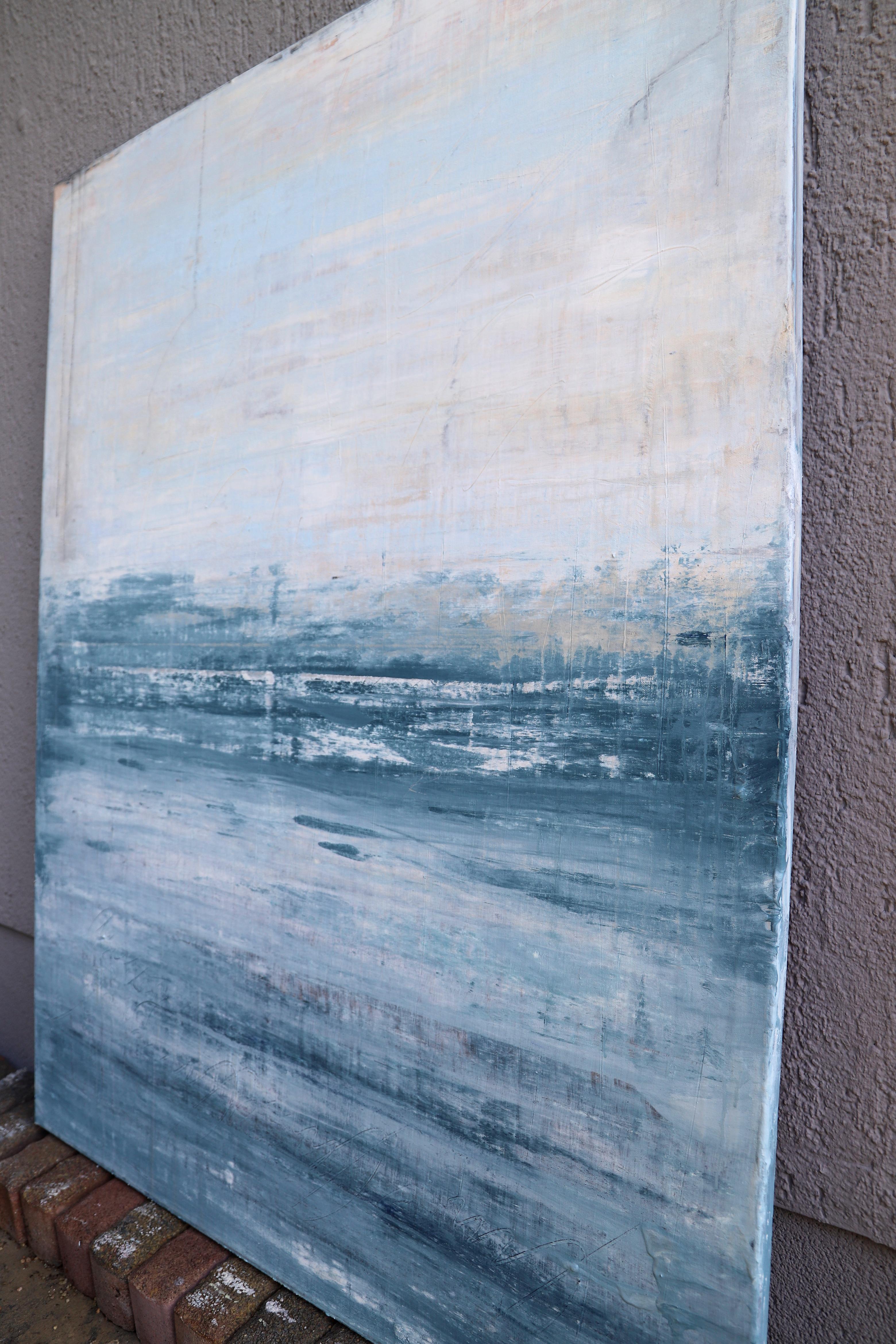 „1282 Clearwater Beach“ Abstraktes, Meereslandschaftsgemälde, 21. Jahrhundert, Acryl – Painting von Roger König