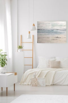 "1286 Kapalua Bay Beach #3" Abstract, Landscape Painting, 21st Century, Acrylic