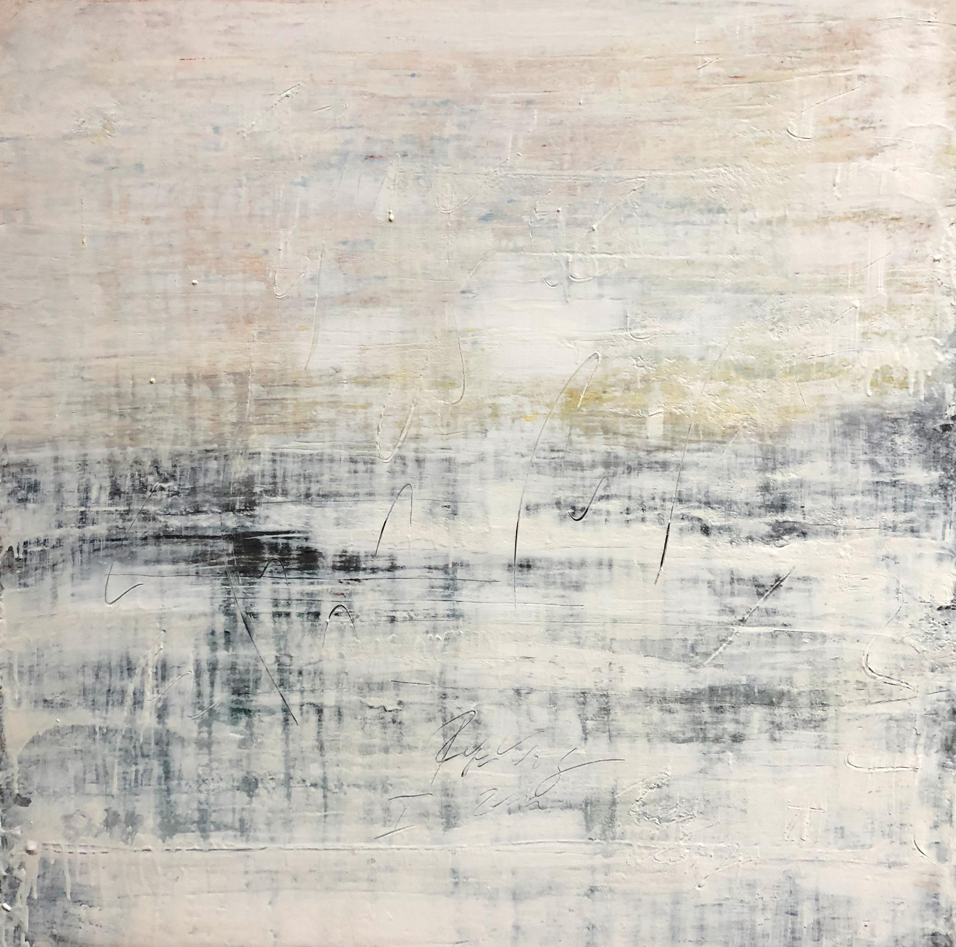 "1311 green/grey elegance Part1" Abstract, Painting, 21st Century, Acrylic