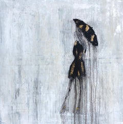 "1382 umbrella girl series" Abstract, Figurativ Painting, 21st Century, Acrylic 