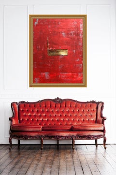 "1386 Gold Center" - Abstrakte Malerei:: 21. Jahrhundert::