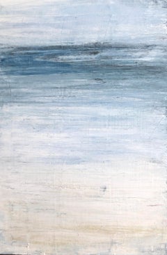 "1387 Beach Series", Seascape Painting, Acrylic on Canvas, Signed, Abstract