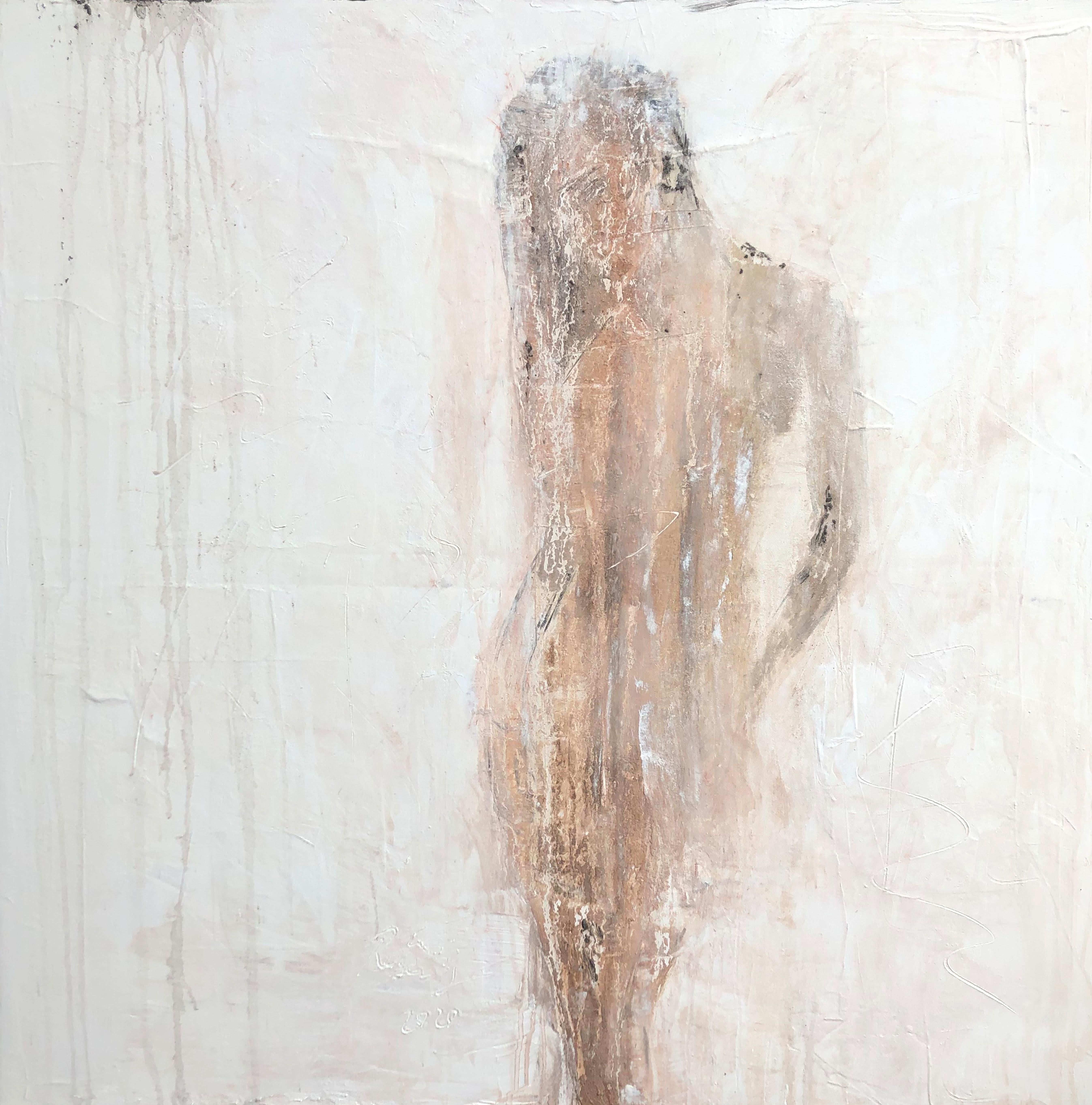 "1397 Innocence" Figurative, Abstract, Painting, 21st Century, Acrylic