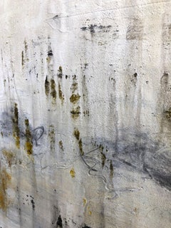 "1407 Antique Gold Wall" Abstract Painting, 21st Century, Acrylic