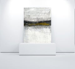 "1416 Antique Gold Horizon" Landschaft:: Abstraktes Gemälde:: 21. Jahrhundert:: Acryl