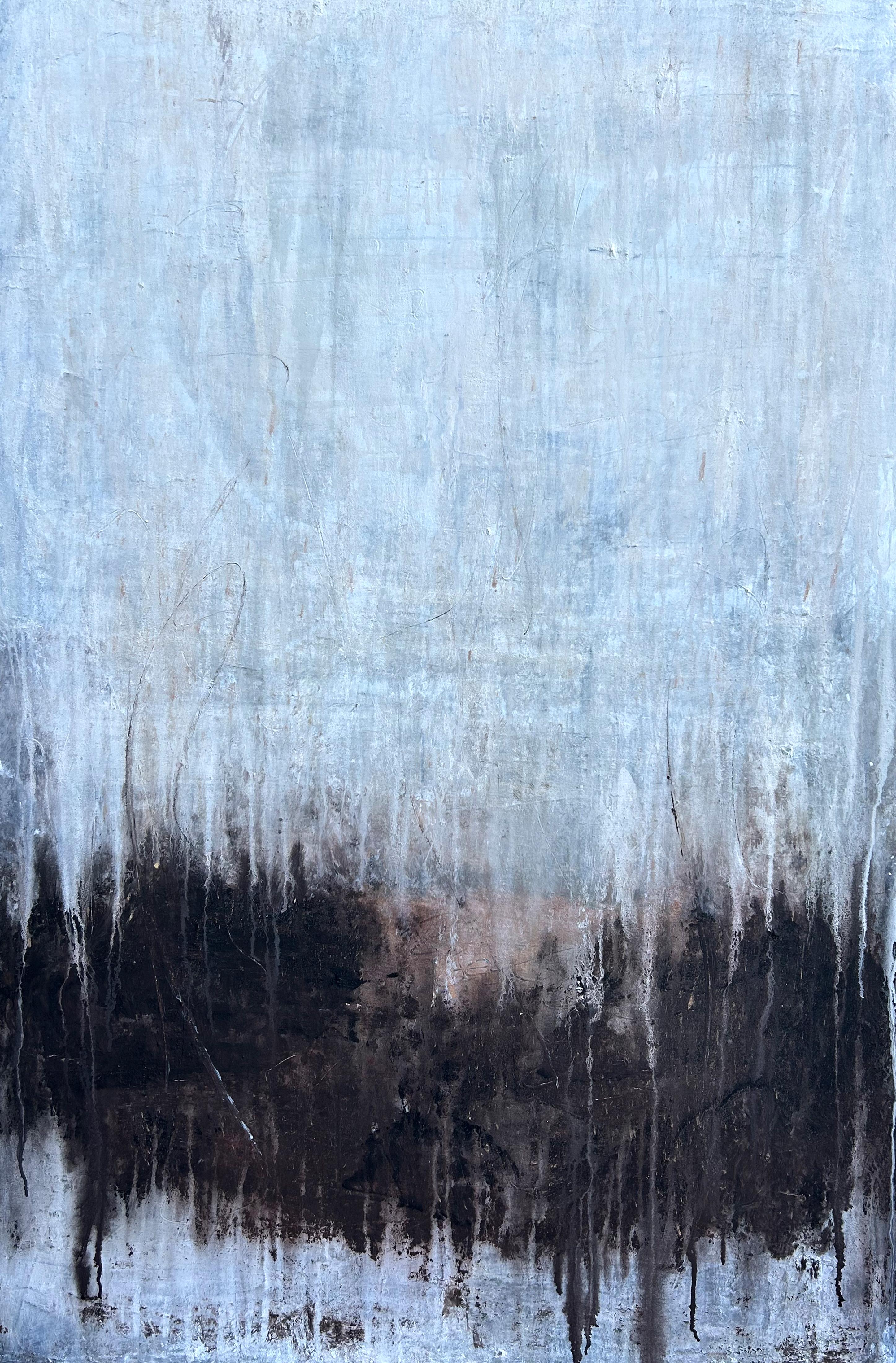 „Abstrakte Landschaftsserie“ 6HTJ7,  Abstraktes Gemälde, 21. Jahrhundert