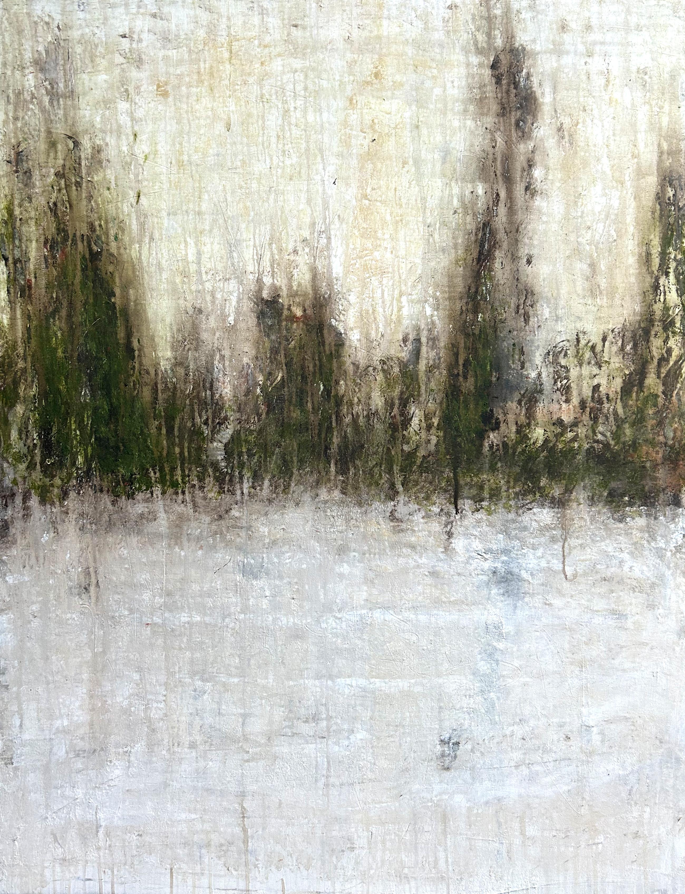 Roger König Landscape Painting - "Abstract Landscape Series" C4H8D, Abstract, 21st Century, Acrylic, Clay 