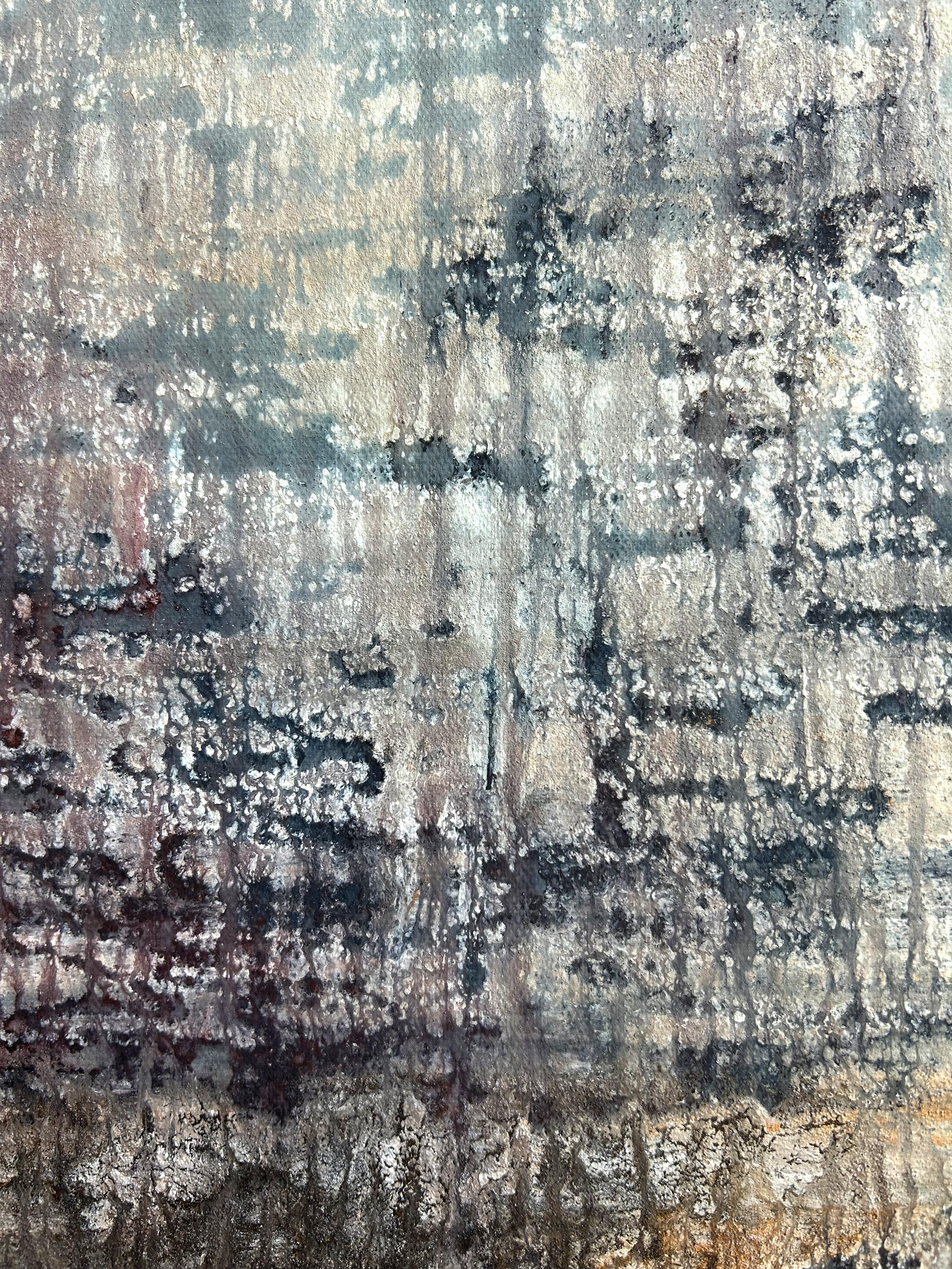„Abstrakte Landschaftsserie“ ES35, Abstraktes Gemälde, 21. Jahrhundert, Acryl im Angebot 3
