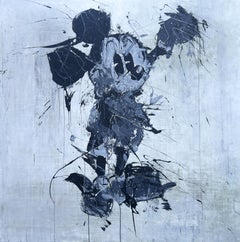 "Abstract Mouse" OARK44, Painting, 21st Century, Acrylic, Clay