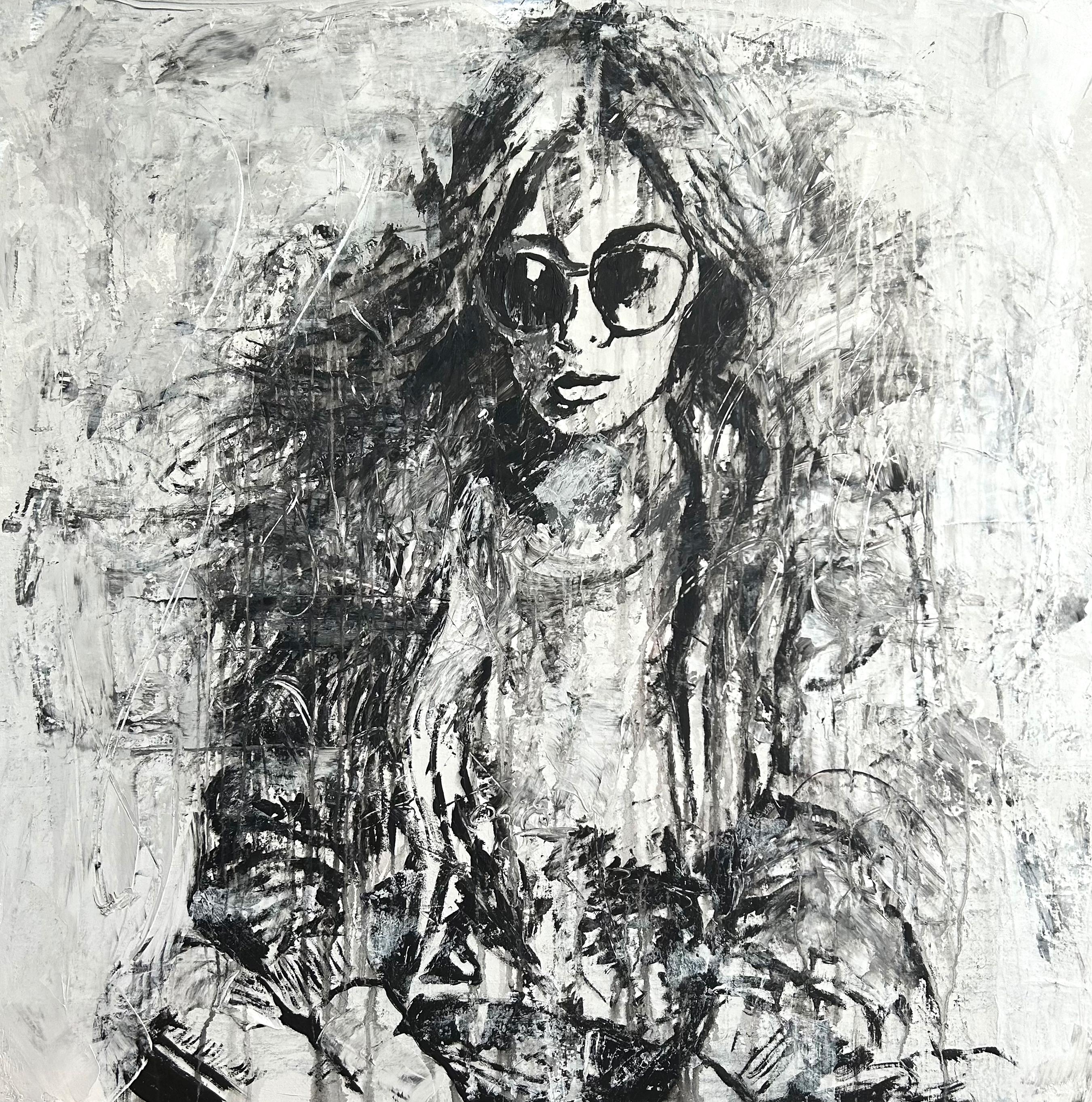 "Serie di seduzioni astratte" Parte 1, RK34SK, Pittura, 21° secolo, Acrilico