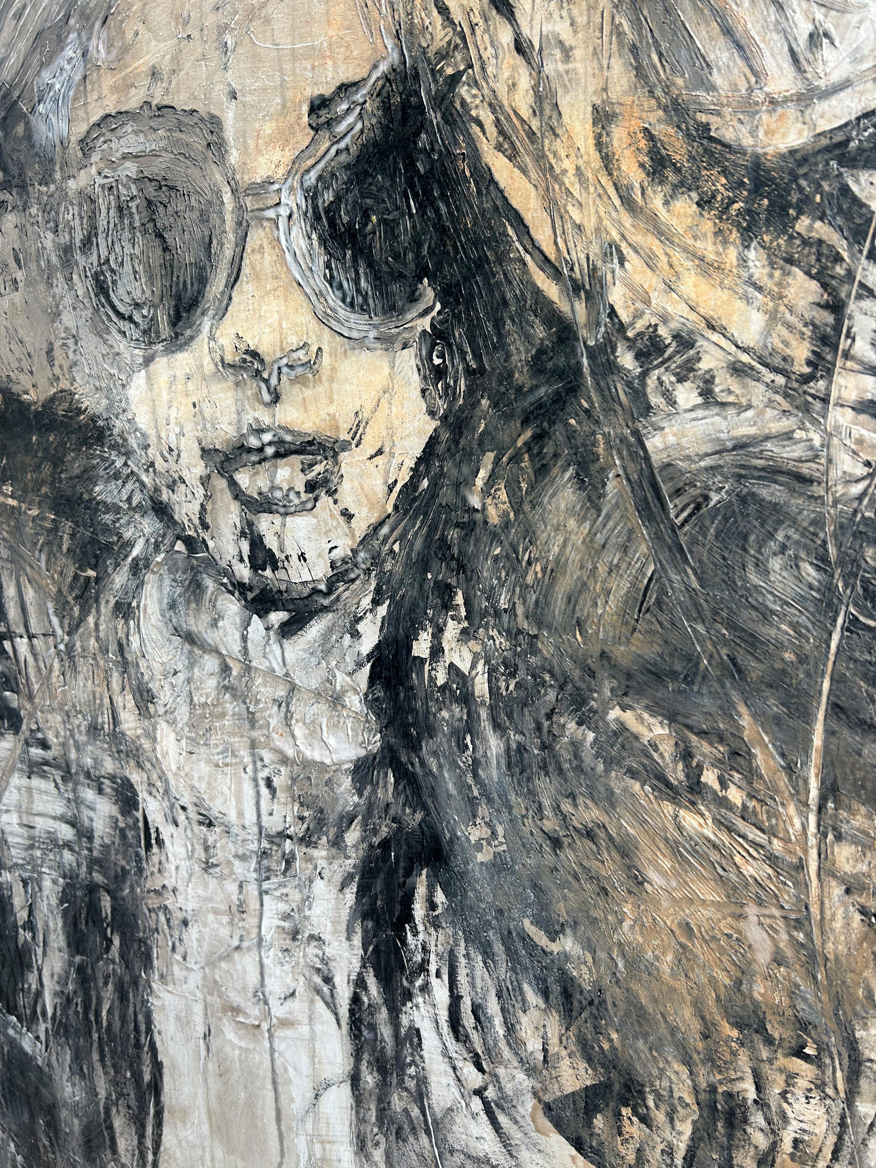 Artista: Roger König nato a Dessau, Germania (1968) Studente di Kurt Schönburg, HWK Halle, Germania. 
Vincitore dei premi d'arte 2019 - Fiera d'arte di Lipsia
König combina la pittura moderna con l'acrilico con le tecniche antiche e in questo modo