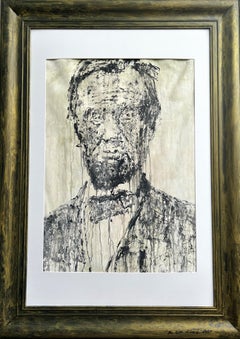 „Abstrakte Serie – Abraham Lincoln“, AL2  Figuratives Gemälde, 21. Jahrhundert, Acryl