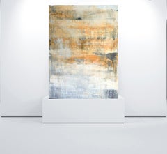 "Abstract Series - orange/grey" FK6TR, Abstract, 21st Century, Acrylic, Clay