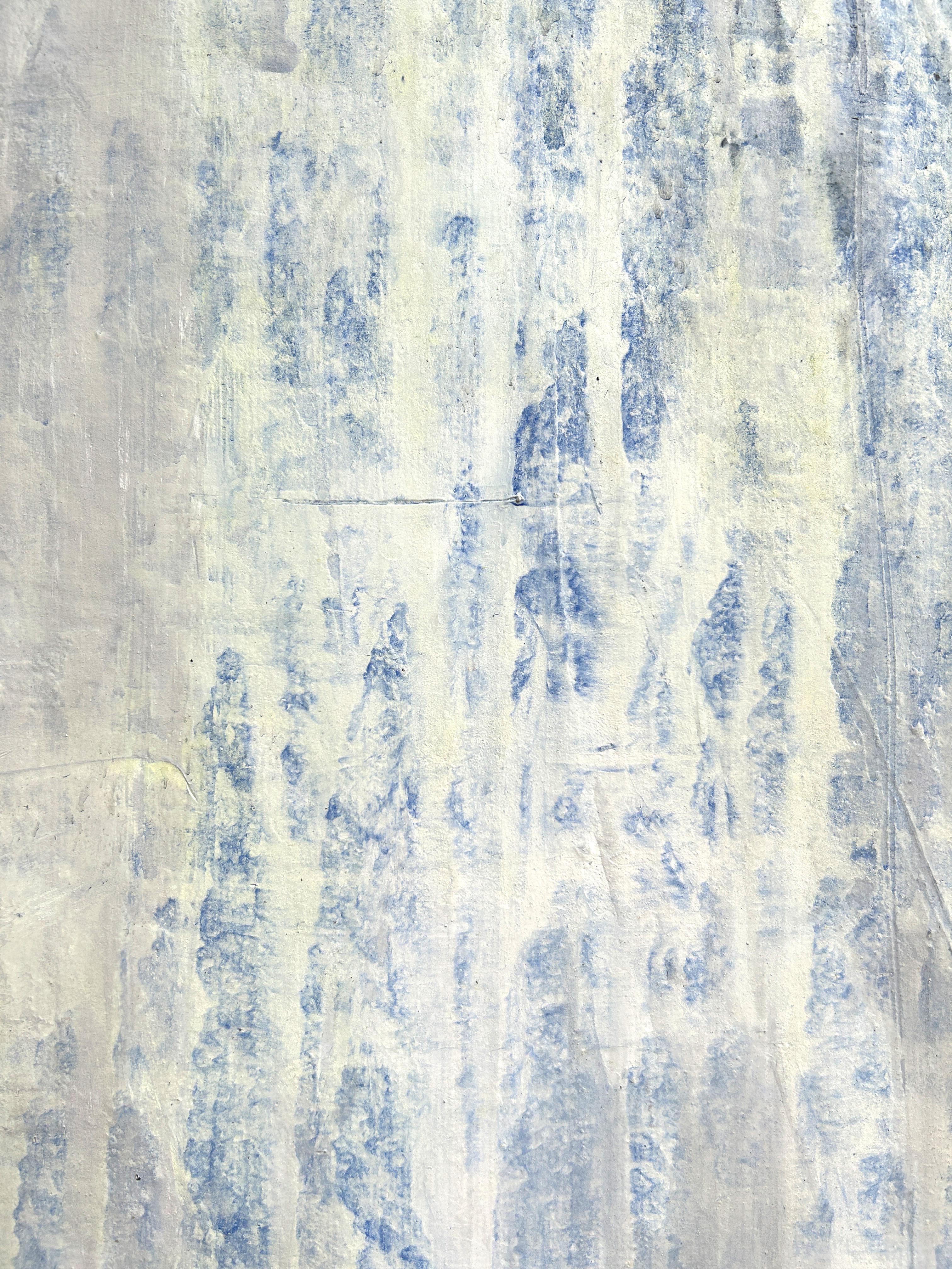 « »Abstract White/Lapis Lazuli, plus pur K5HT- Part1, abstrait, XXIe siècle 2