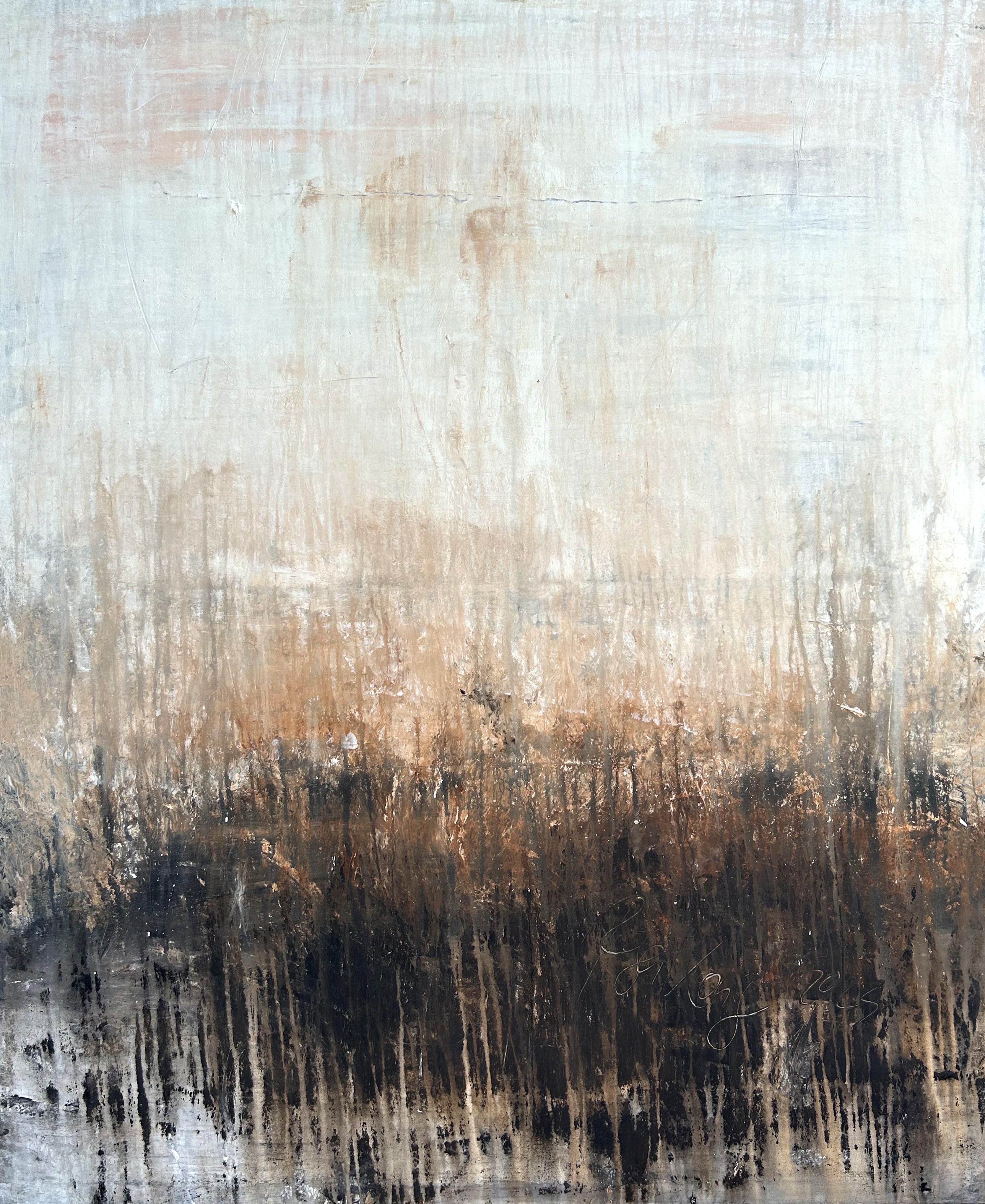 Roger König Landscape Painting - *Antique Exclusive Wall Series" RR34K, Abstract Painting , 21st Century, Acrylic