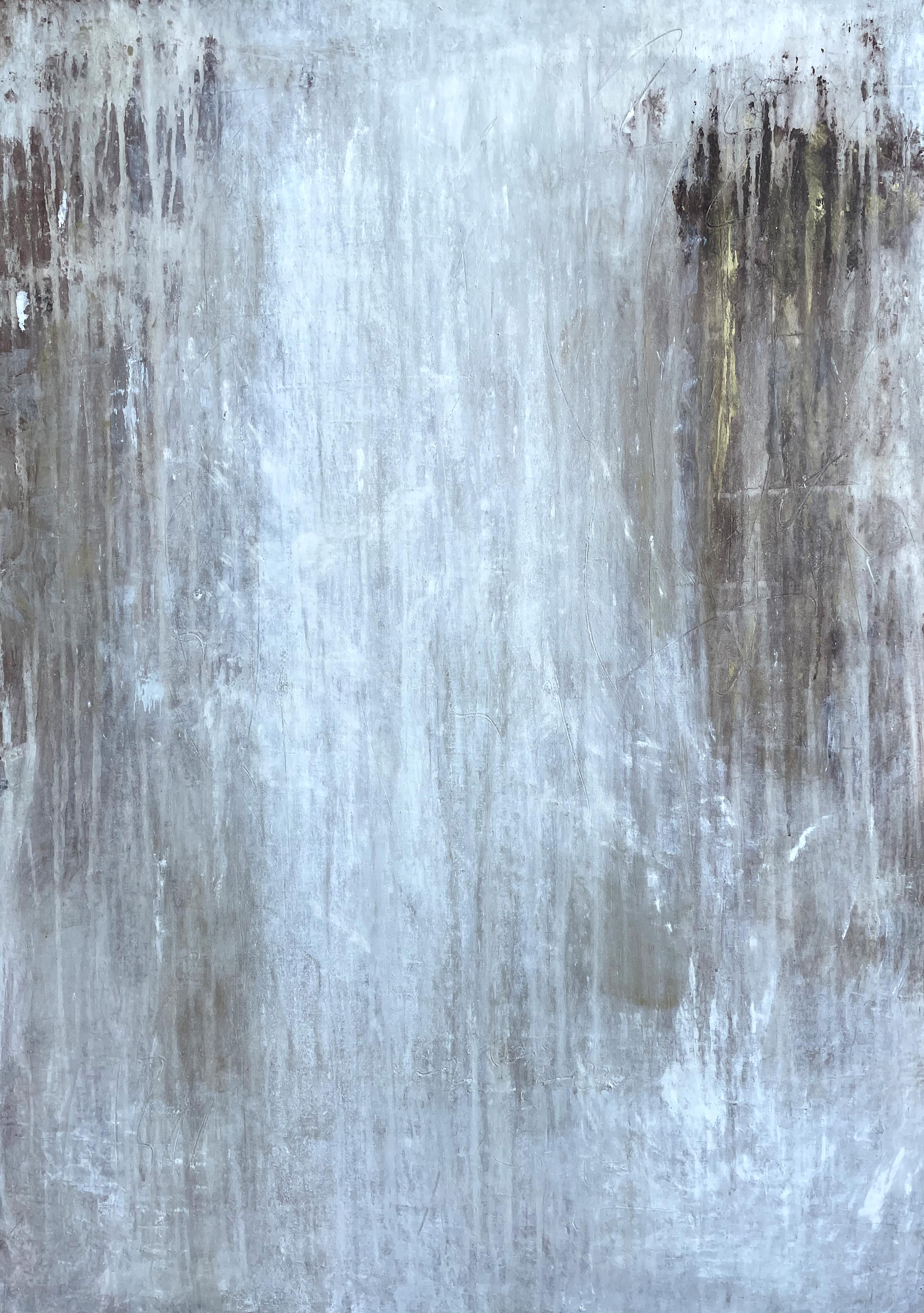 Abstract Painting di Roger König - "Muro antico" RAS9, Astratto, 21° secolo, Acrilico